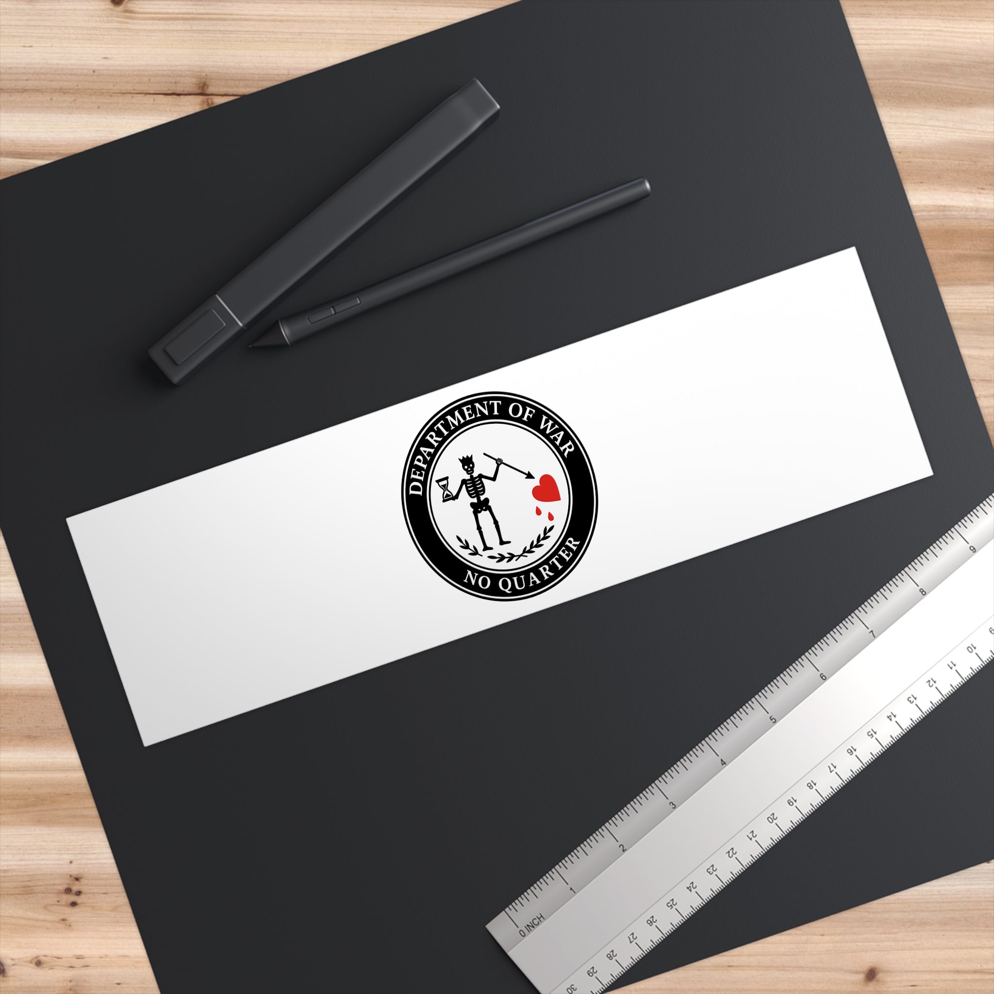 WAR DEPARTMENT Bumper Sticker